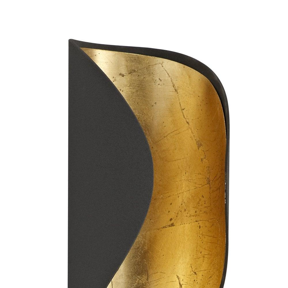 Dittisham Wall Lamp LED Indoor Anthracite Gold Finish