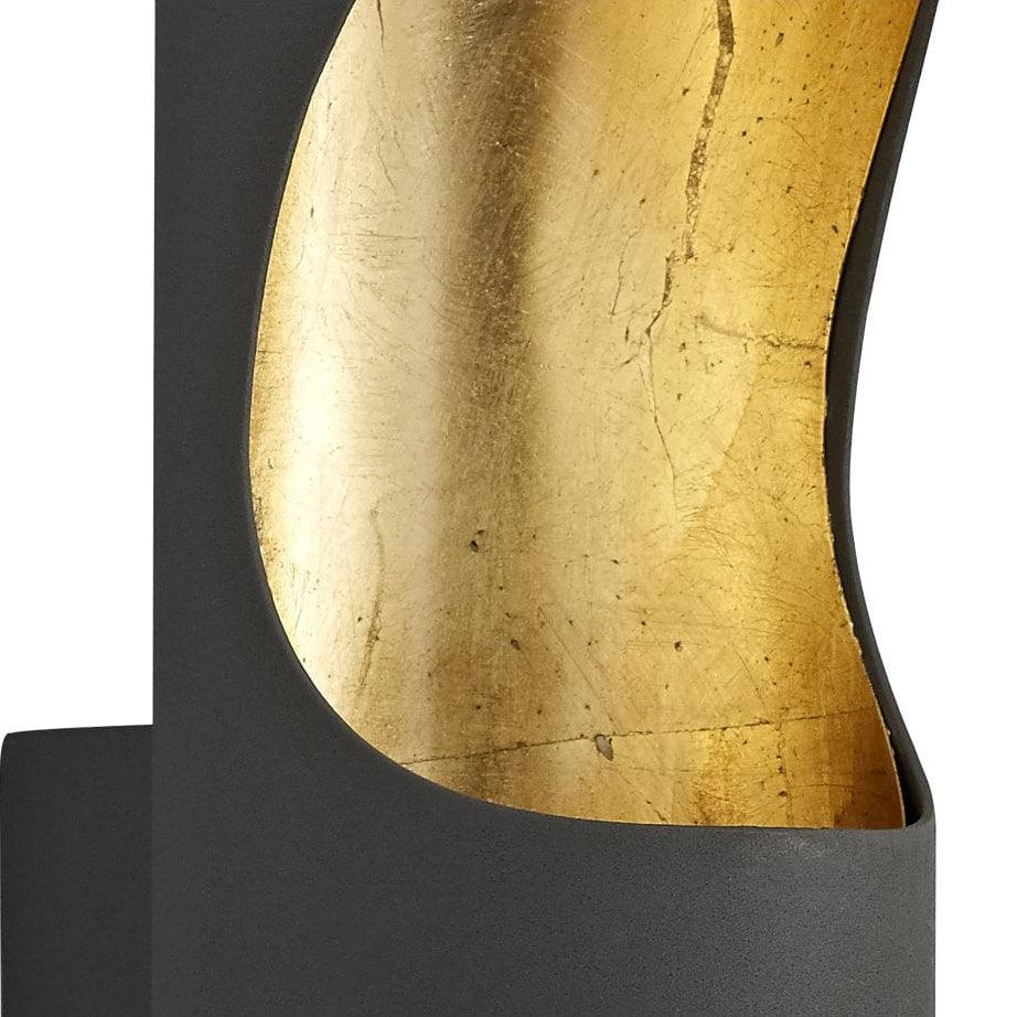 Dittisham Wall Lamp LED Indoor Anthracite Gold Finish