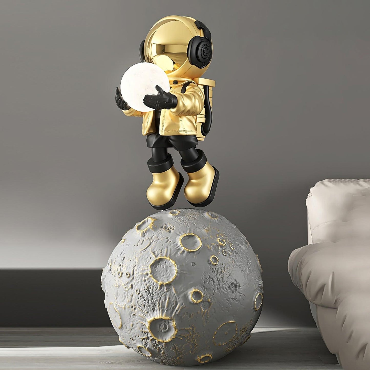 Diver Astronaut Built-in Battery Floor Lamp LED Indoor Decor