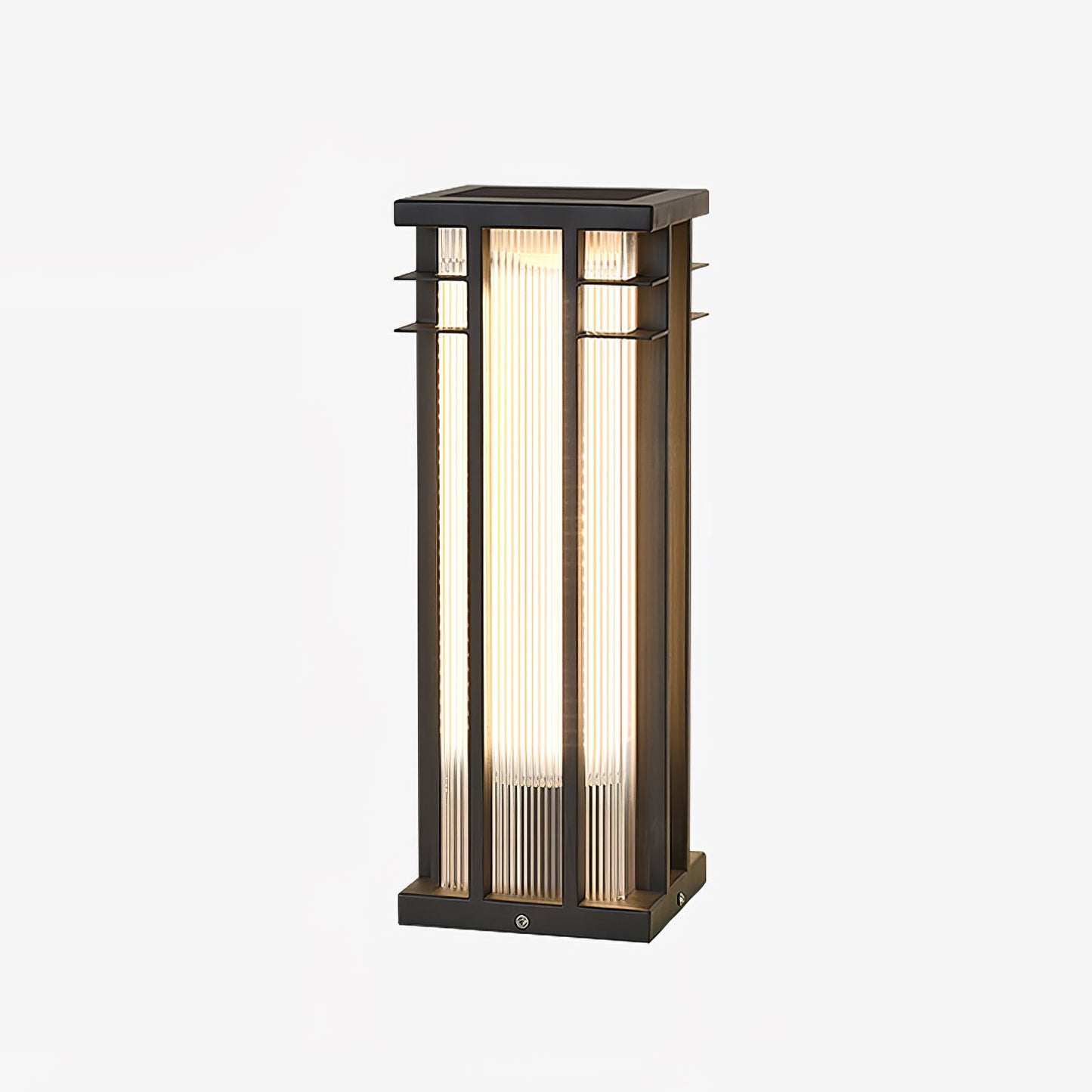 Double Axis Outdoor Post Lamp - Solar LED Waterproof Light