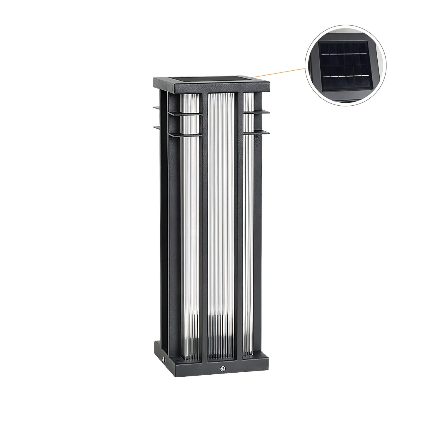 Double Axis Outdoor Post Lamp - Solar LED Waterproof Light