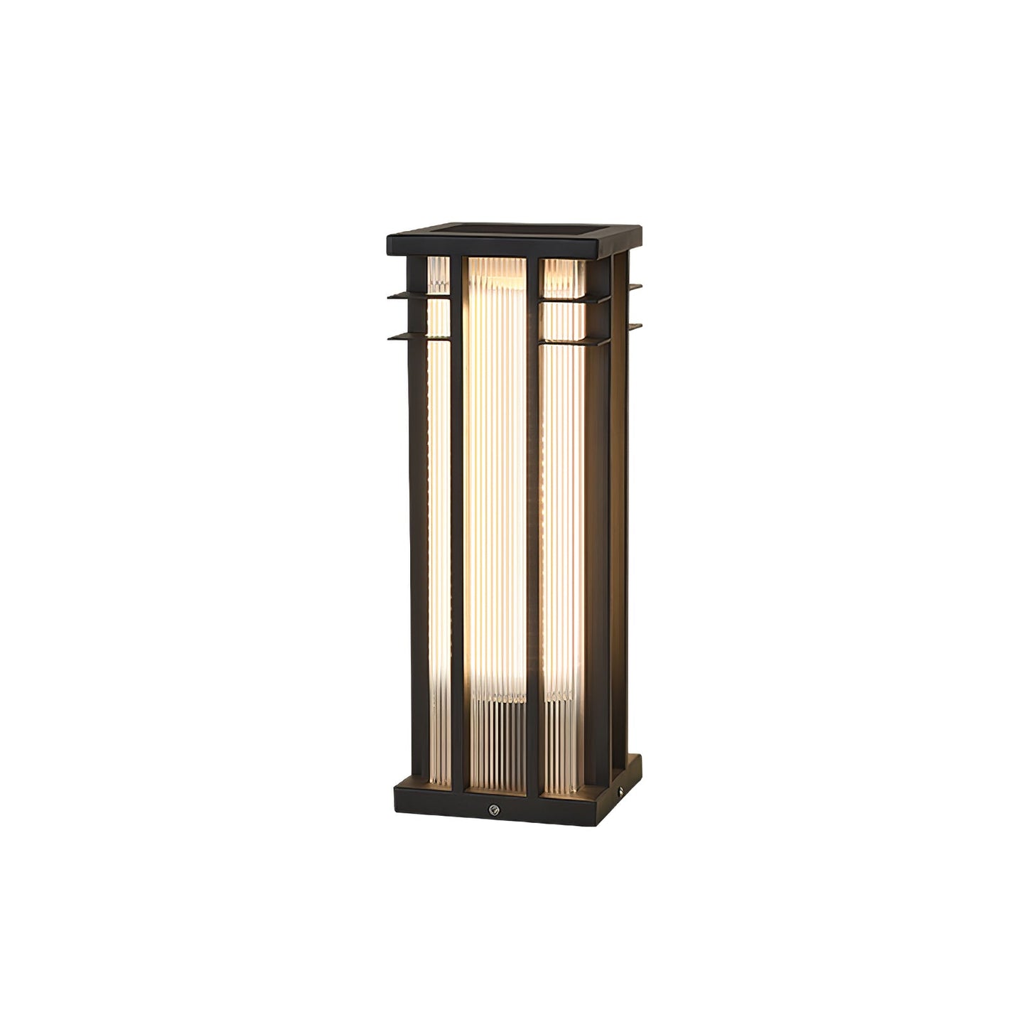 Double Axis Outdoor Post Lamp - Solar LED Waterproof Light
