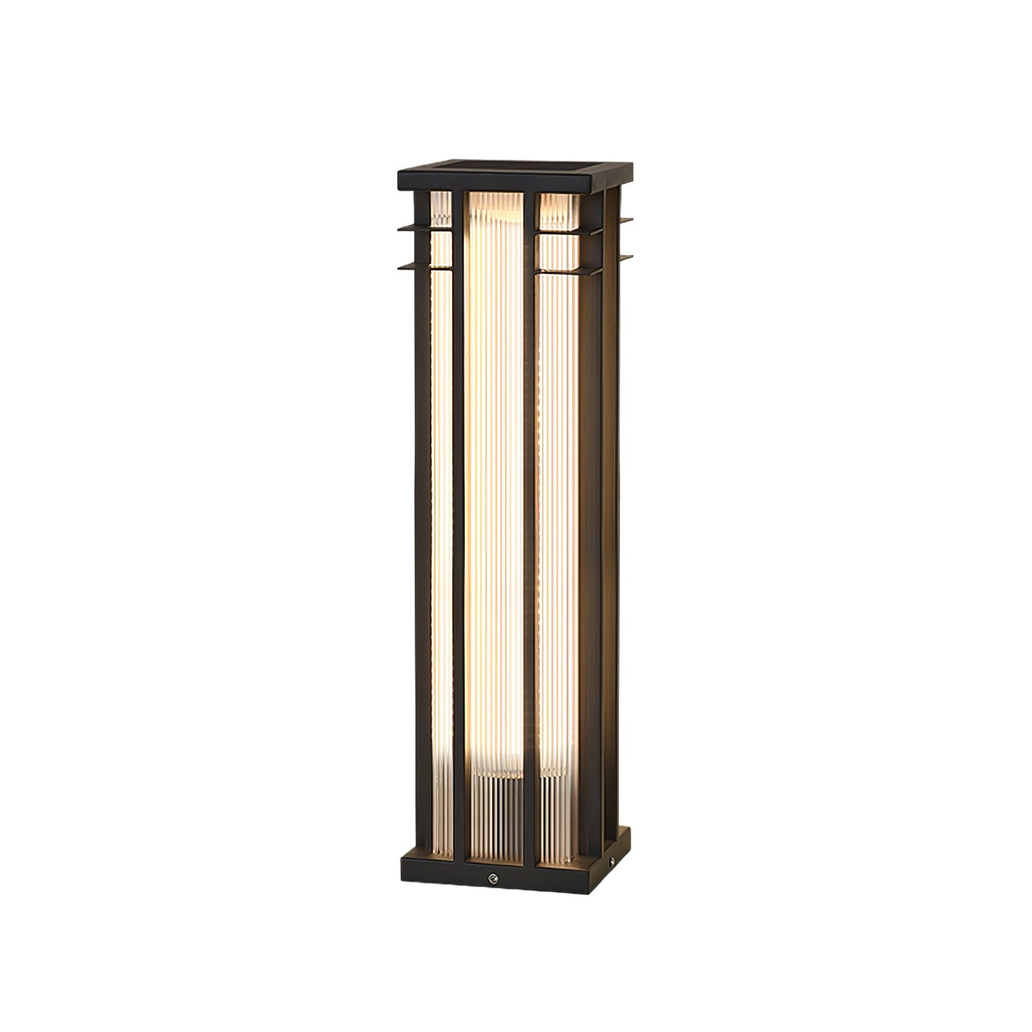 Double Axis Outdoor Post Lamp - Solar LED Waterproof Light