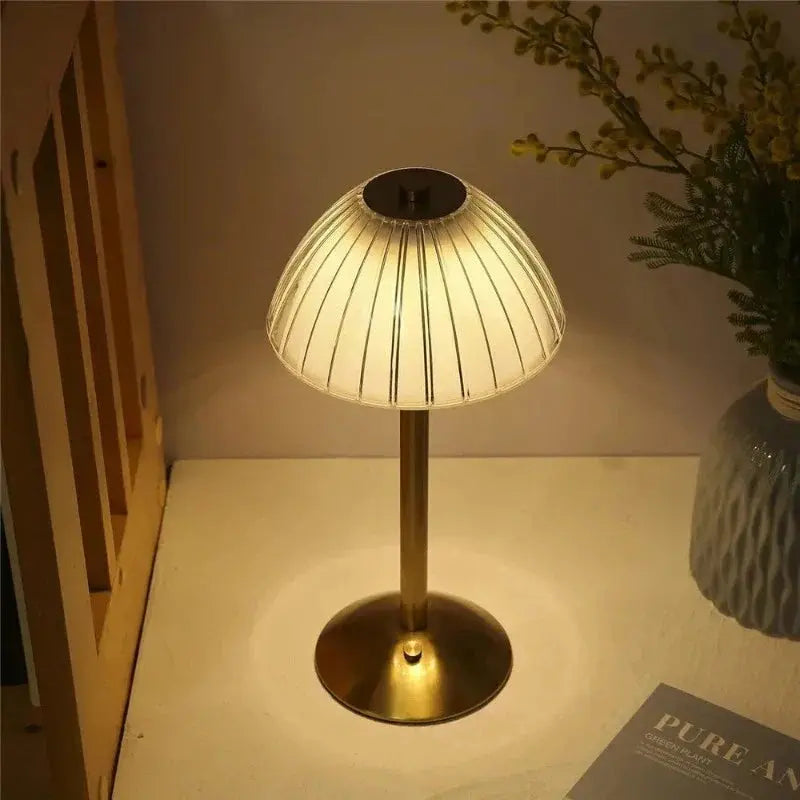 Elegant Crystal Table Lamp - Dimmable, Stunning Design