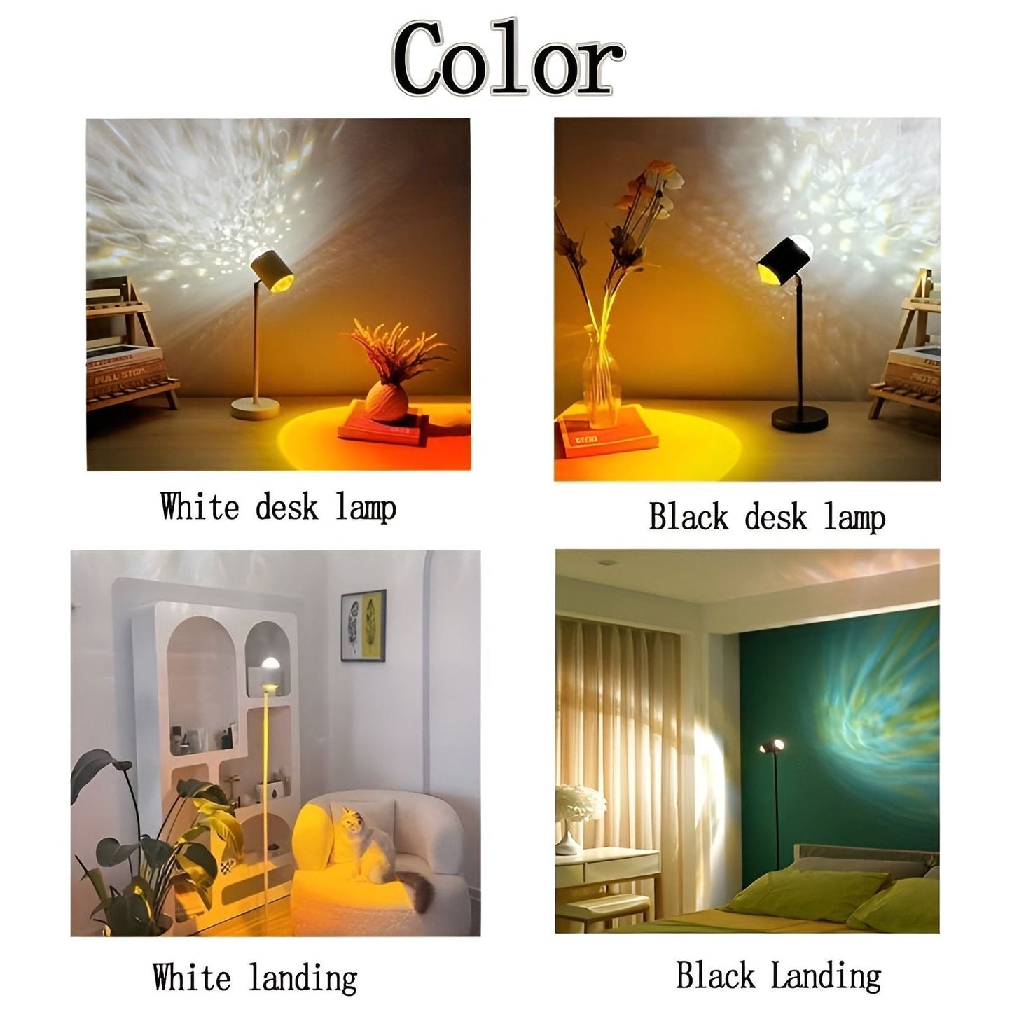 Light - Projection USB Table Night Light with LED Colors