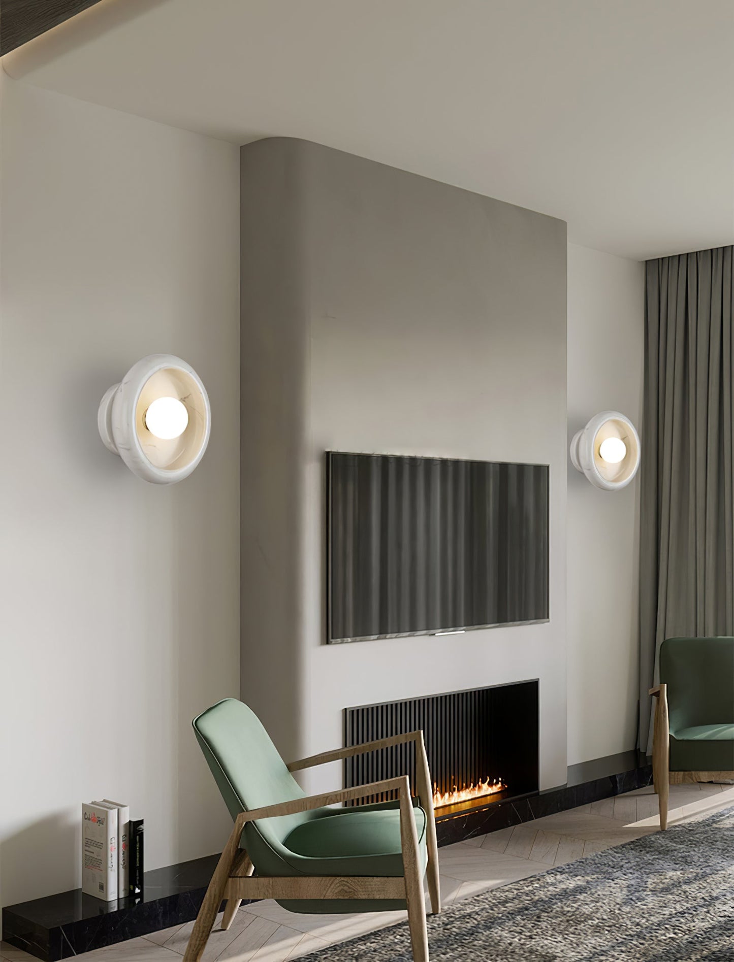 Eclipse Jade Wall Sconce - LED Indoor Lighting Accent