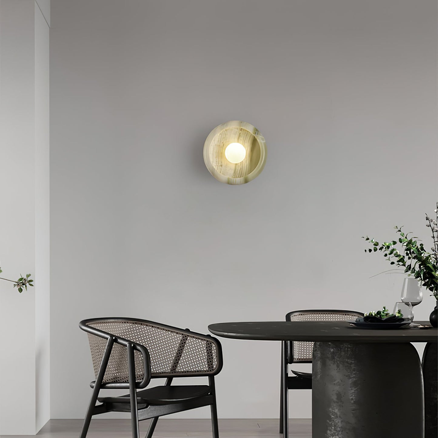 Eclipse Jade Wall Sconce - LED Indoor Lighting Accent