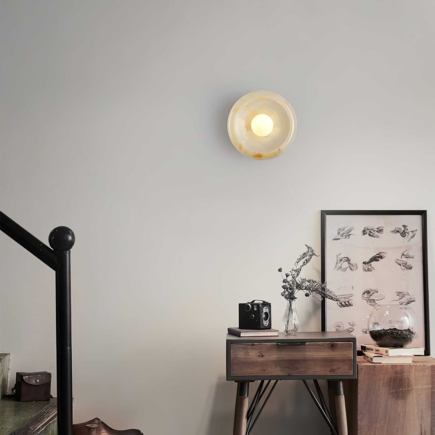 Eclipse Jade Wall Sconce - LED Indoor Lighting Accent