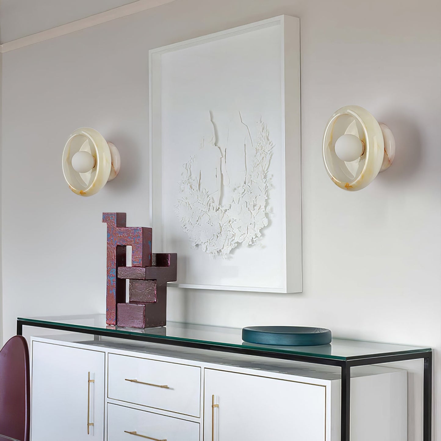 Eclipse Jade Wall Sconce - LED Indoor Lighting Accent
