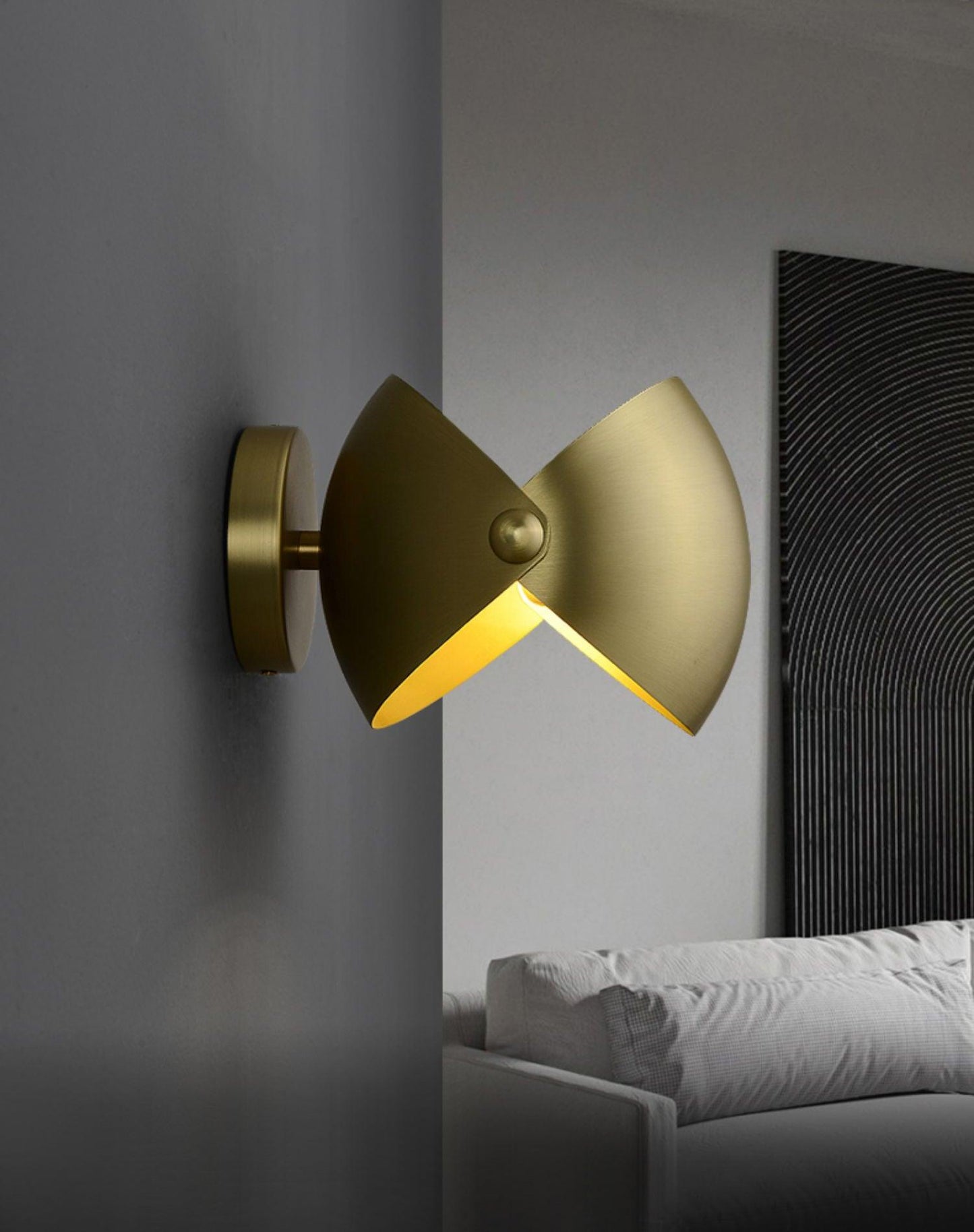 Eirene Wall Lamp - Adjustable Brass LED Light Fixture