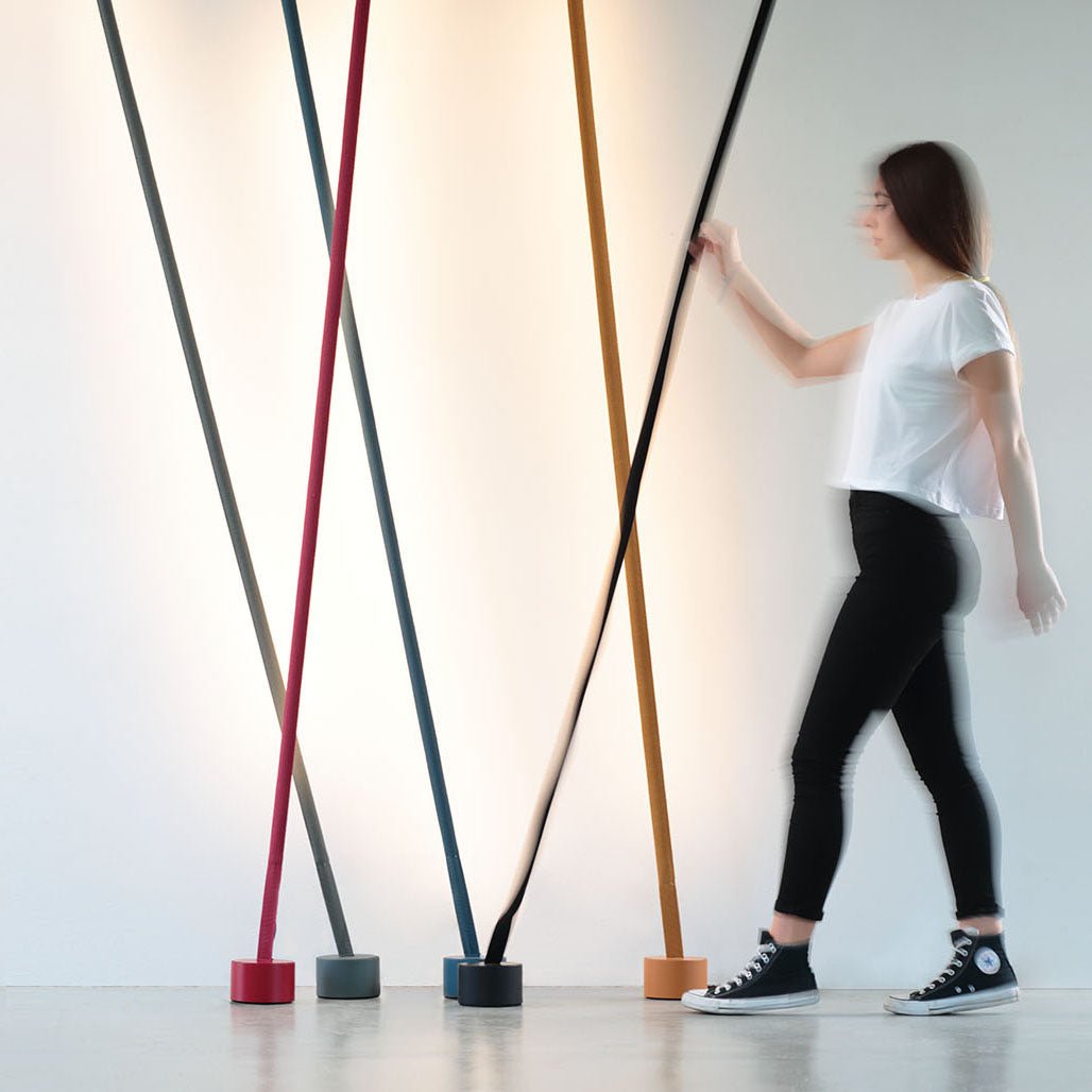Elastica Arbitrary Floor Lamp with Adjustable LED Light