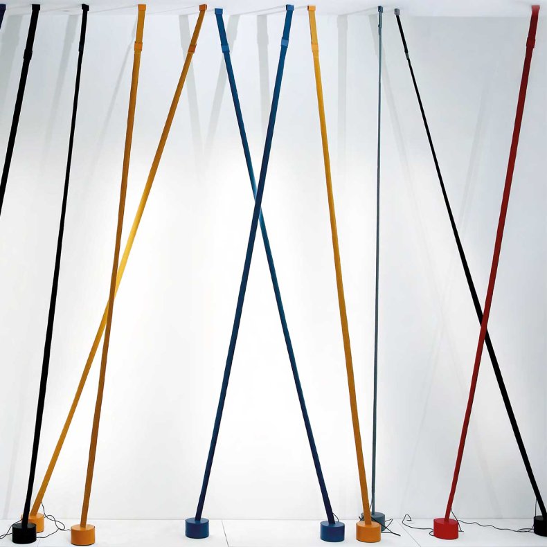 Elastica Arbitrary Floor Lamp with Adjustable LED Light