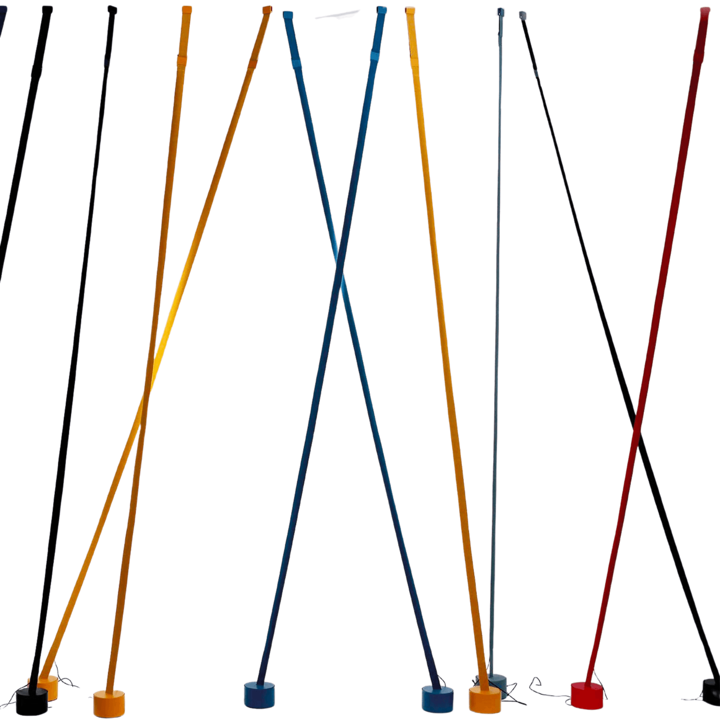 Elastica Arbitrary Floor Lamp with Adjustable LED Light