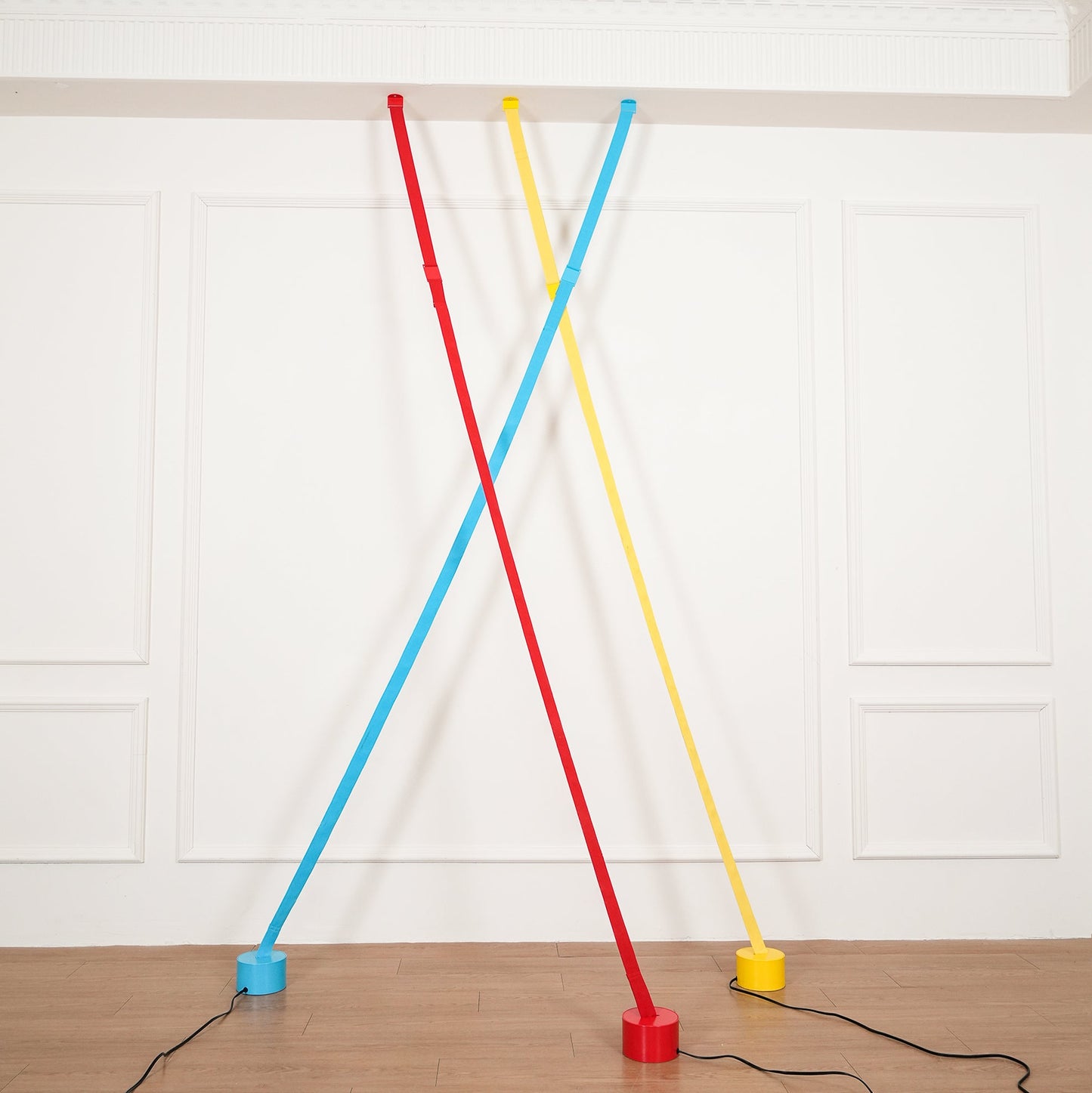 Elastica Arbitrary Floor Lamp with Adjustable LED Light