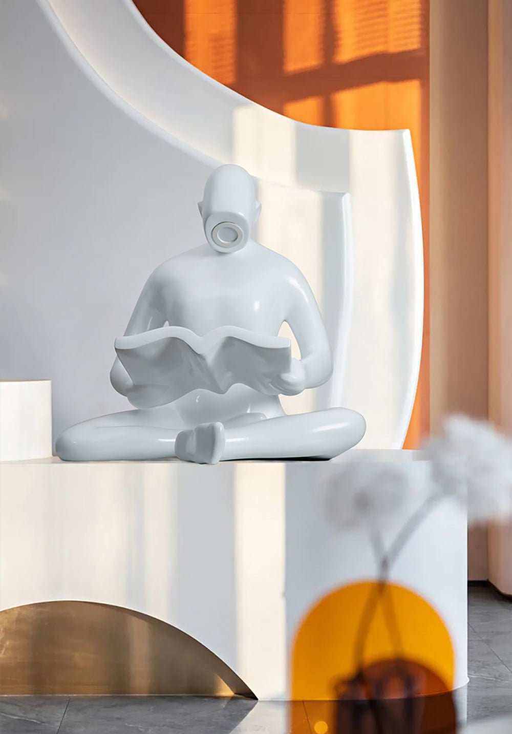 Elliott Reading Sculpture Floor Lamp - LED Indoor Lighting