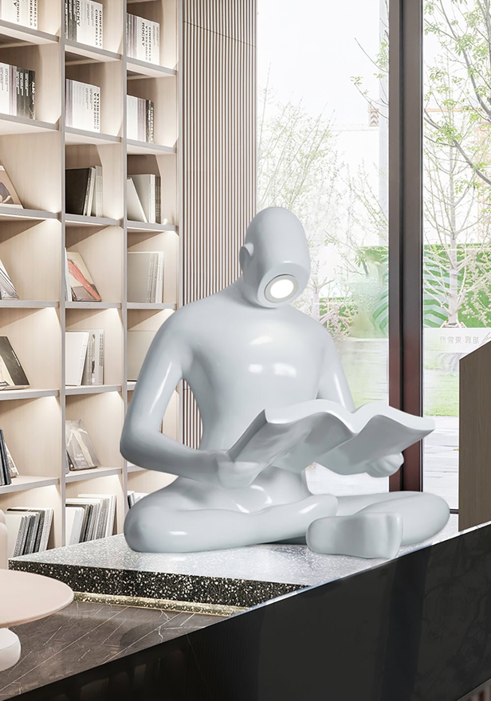 Elliott Reading Sculpture Floor Lamp - LED Indoor Lighting