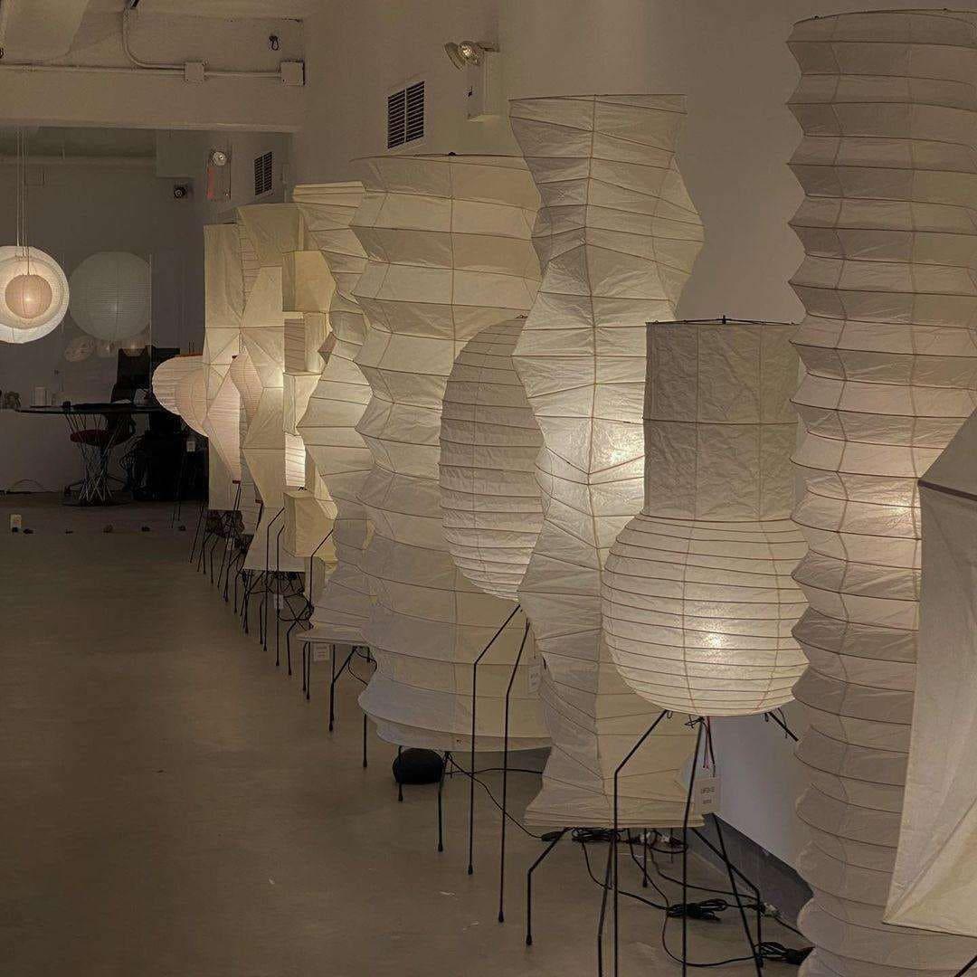 Ellipsa Rice Paper Lantern Floor Lamp - LED, Indoor, White Shade