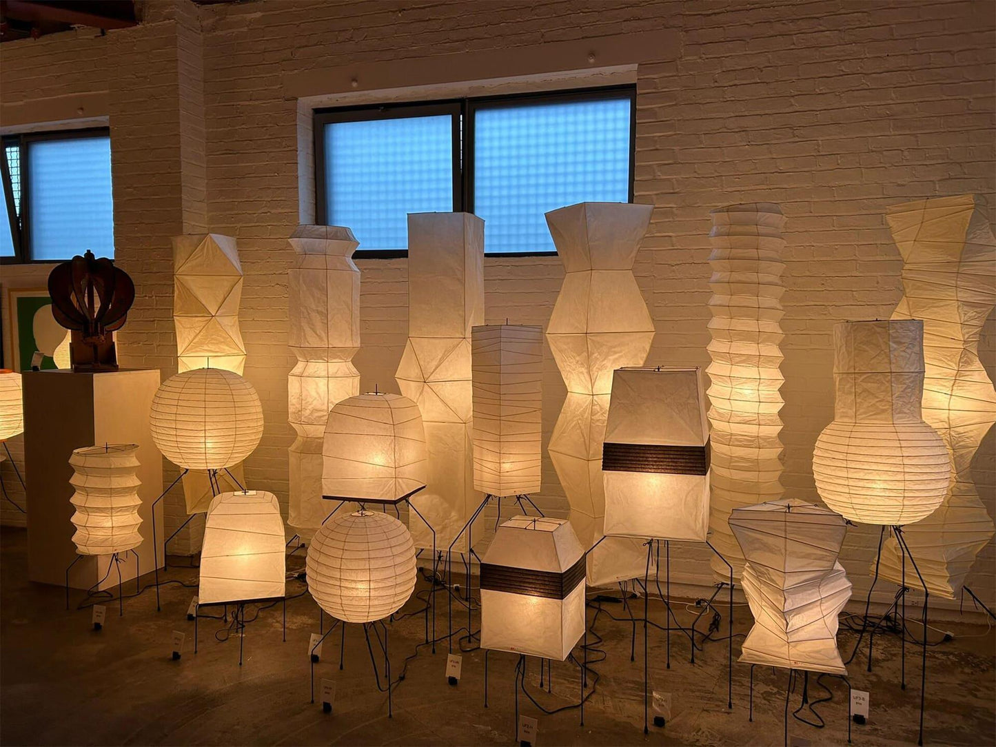 Ellipsa Rice Paper Lantern Floor Lamp - LED, Indoor, White Shade
