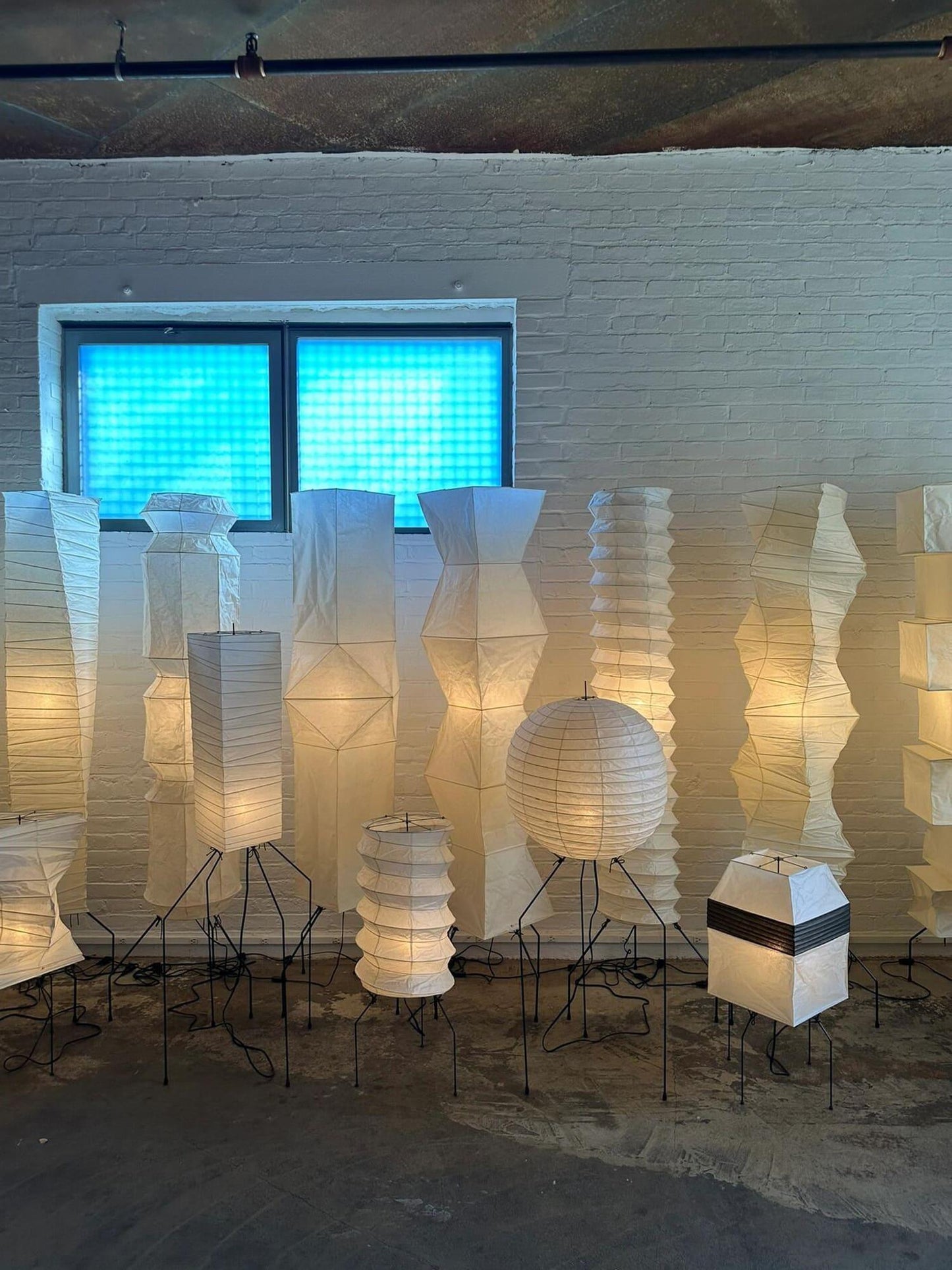 Ellipsa Rice Paper Lantern Floor Lamp - LED, Indoor, White Shade