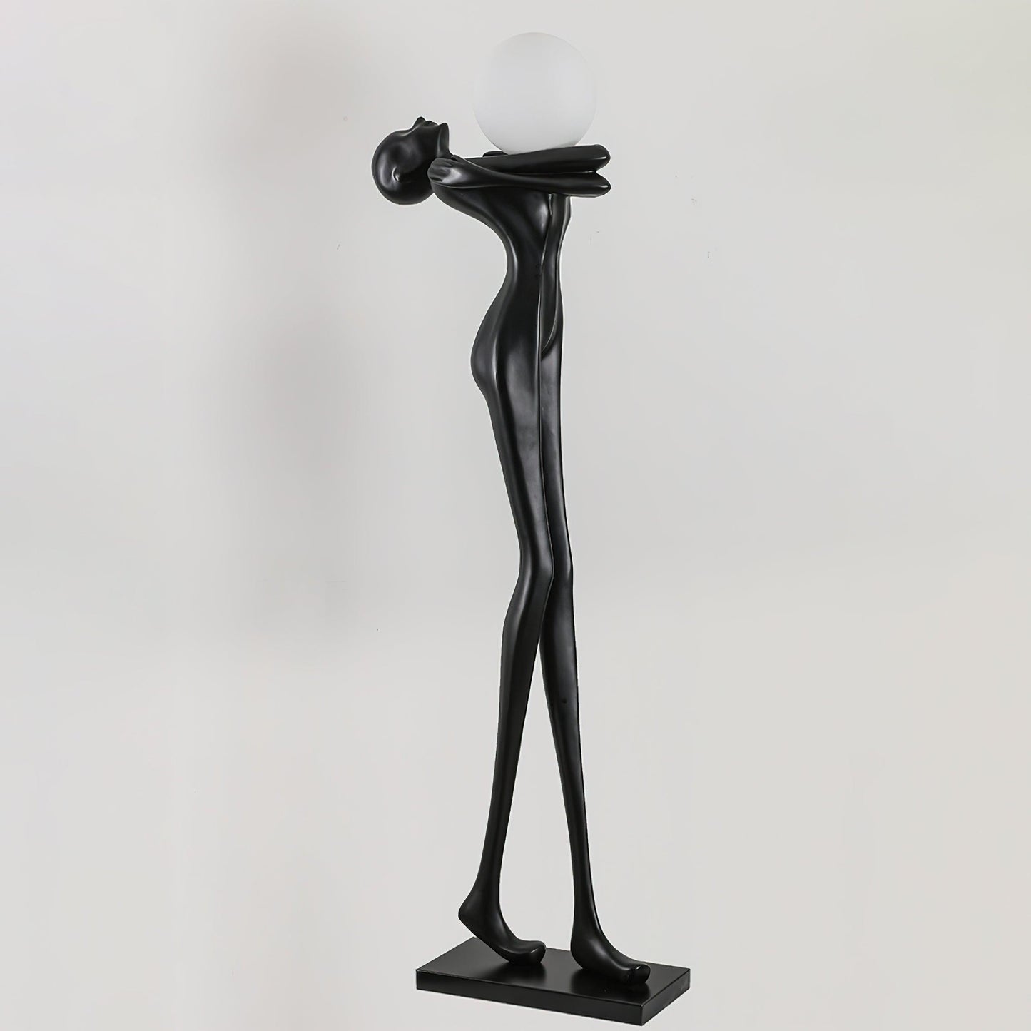 Embrace Ball Sculpture Floor Lamp - Modern LED Design