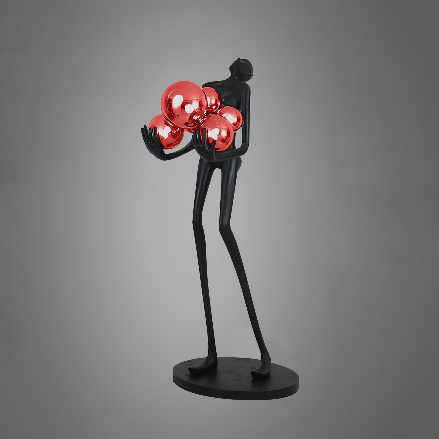 Embrace Sculpture Floor Lamp with Integrated LED Light