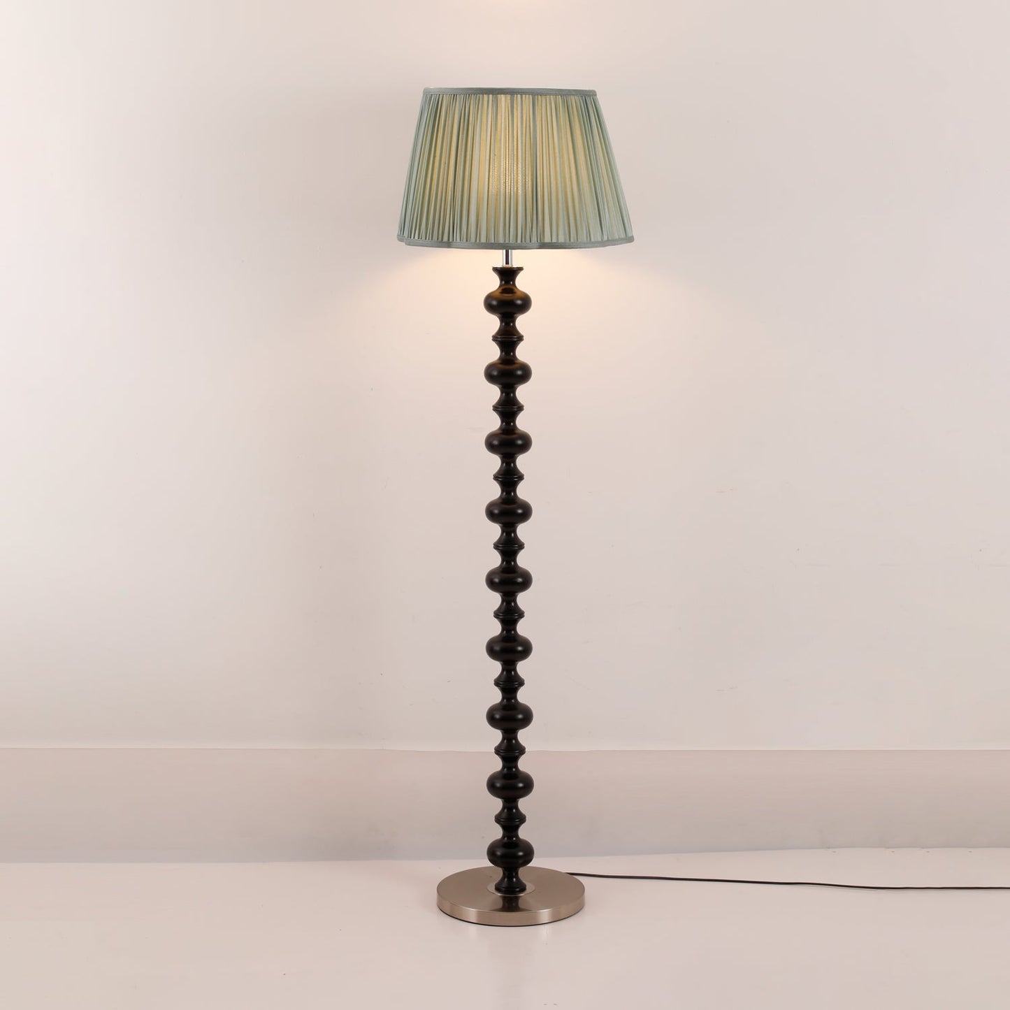 Emery Floor Lamp - Modern LED Indoor Lighting, Green Shade