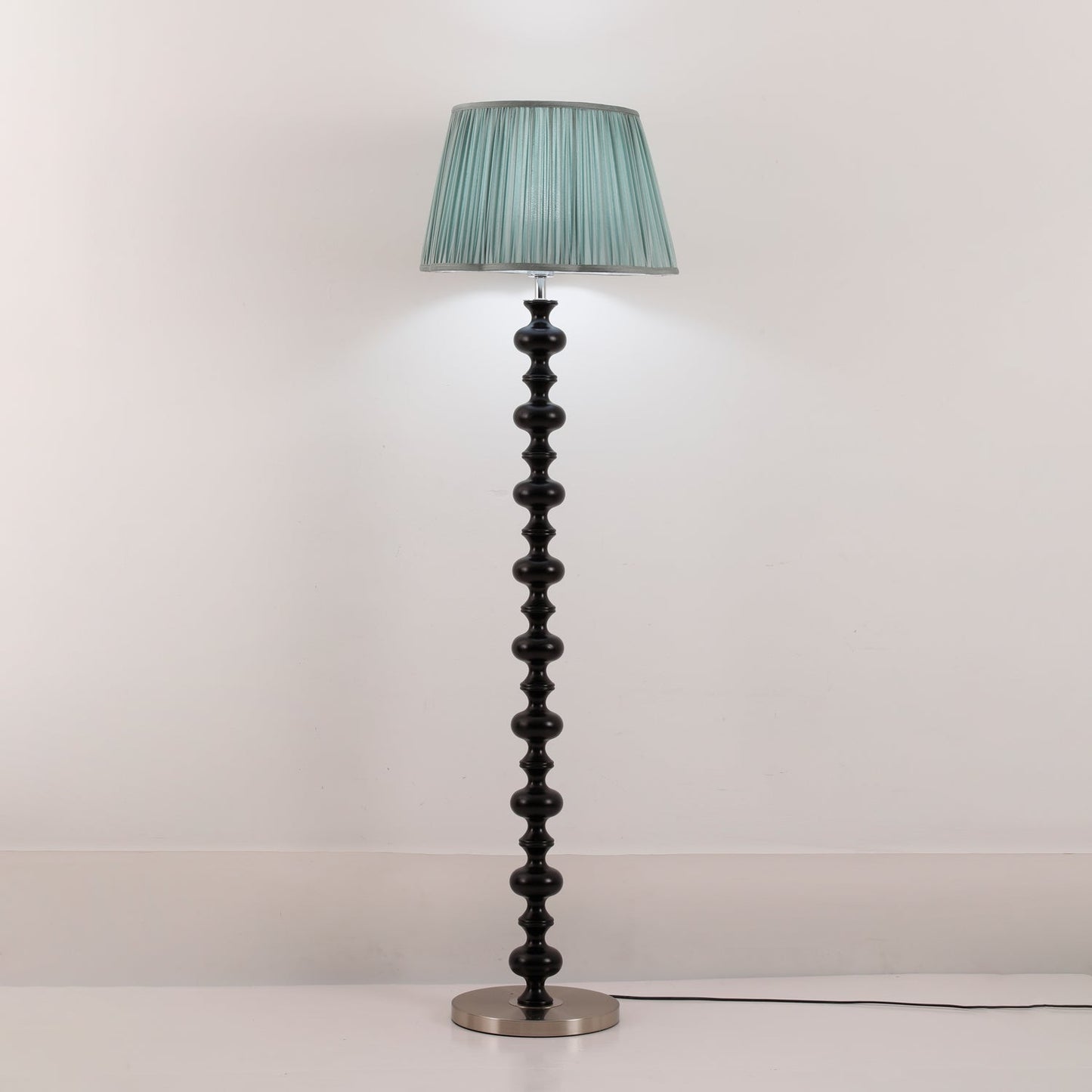Emery Floor Lamp - Modern LED Indoor Lighting, Green Shade