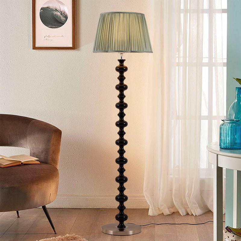 Emery Floor Lamp - Modern LED Indoor Lighting, Green Shade