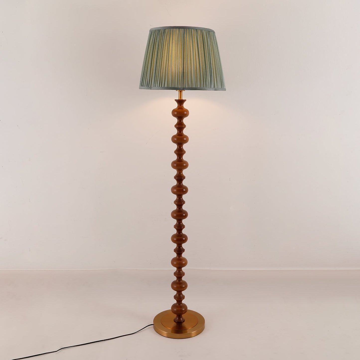Emery Floor Lamp - Modern LED Indoor Lighting, Green Shade