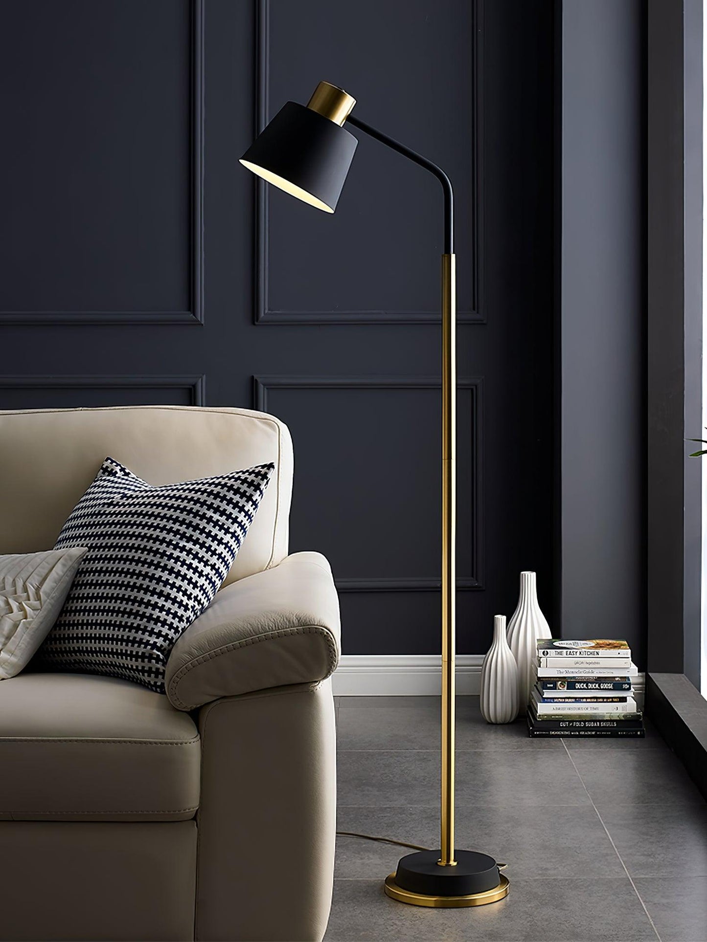 Emmental Floor Lamp - Adjustable LED Mid-Century Design