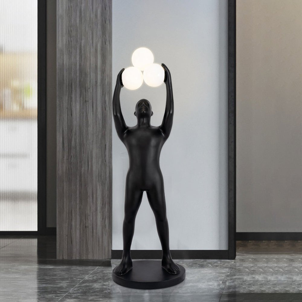 Enlightened Figure Sculptor Floor Lamp - LED Indoor Lighting