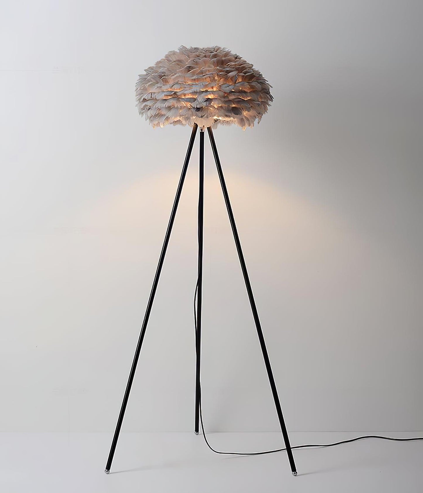 Eos Feather Floor Lamp - Elegant LED Lighting for Home