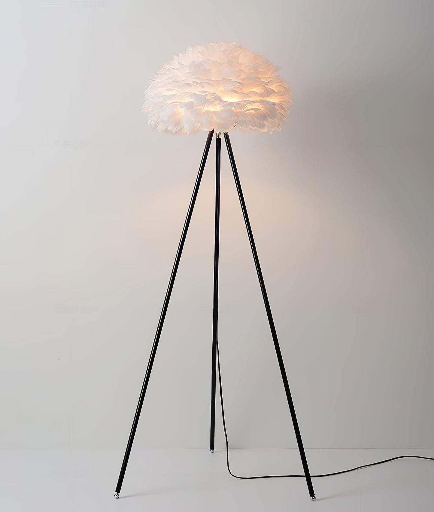 Eos Feather Floor Lamp - Elegant LED Lighting for Home