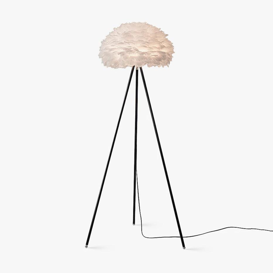 Eos Feather Floor Lamp - Elegant LED Lighting for Home