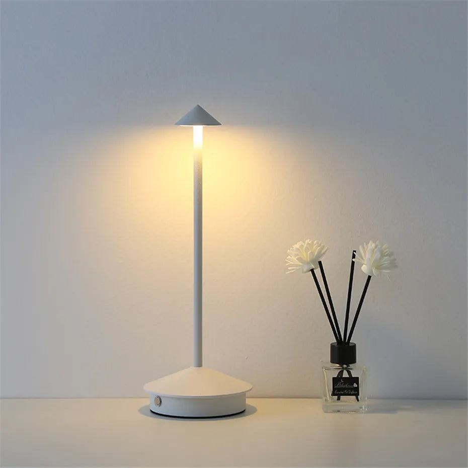Eva Wireless LED Table Lamp with Touch Control - Elegant, Rechargeable & Dimmable