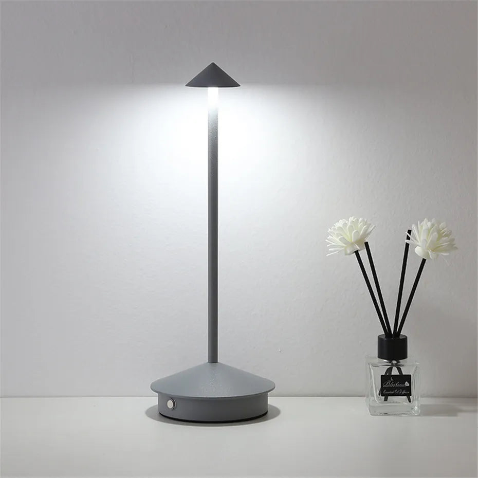 Eva Wireless LED Table Lamp with Touch Control - Elegant, Rechargeable & Dimmable