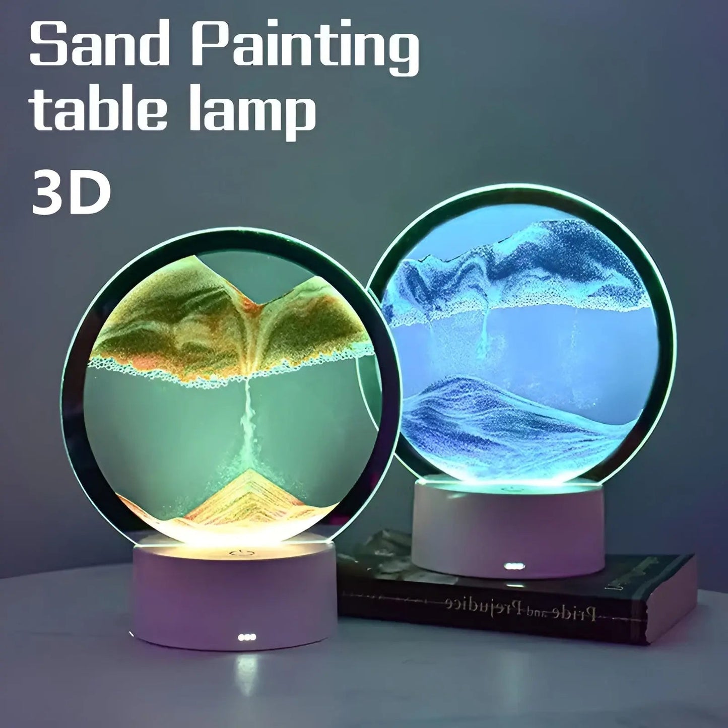 Captivating Quicksand Art Lamp – Magical Animation Lighting
