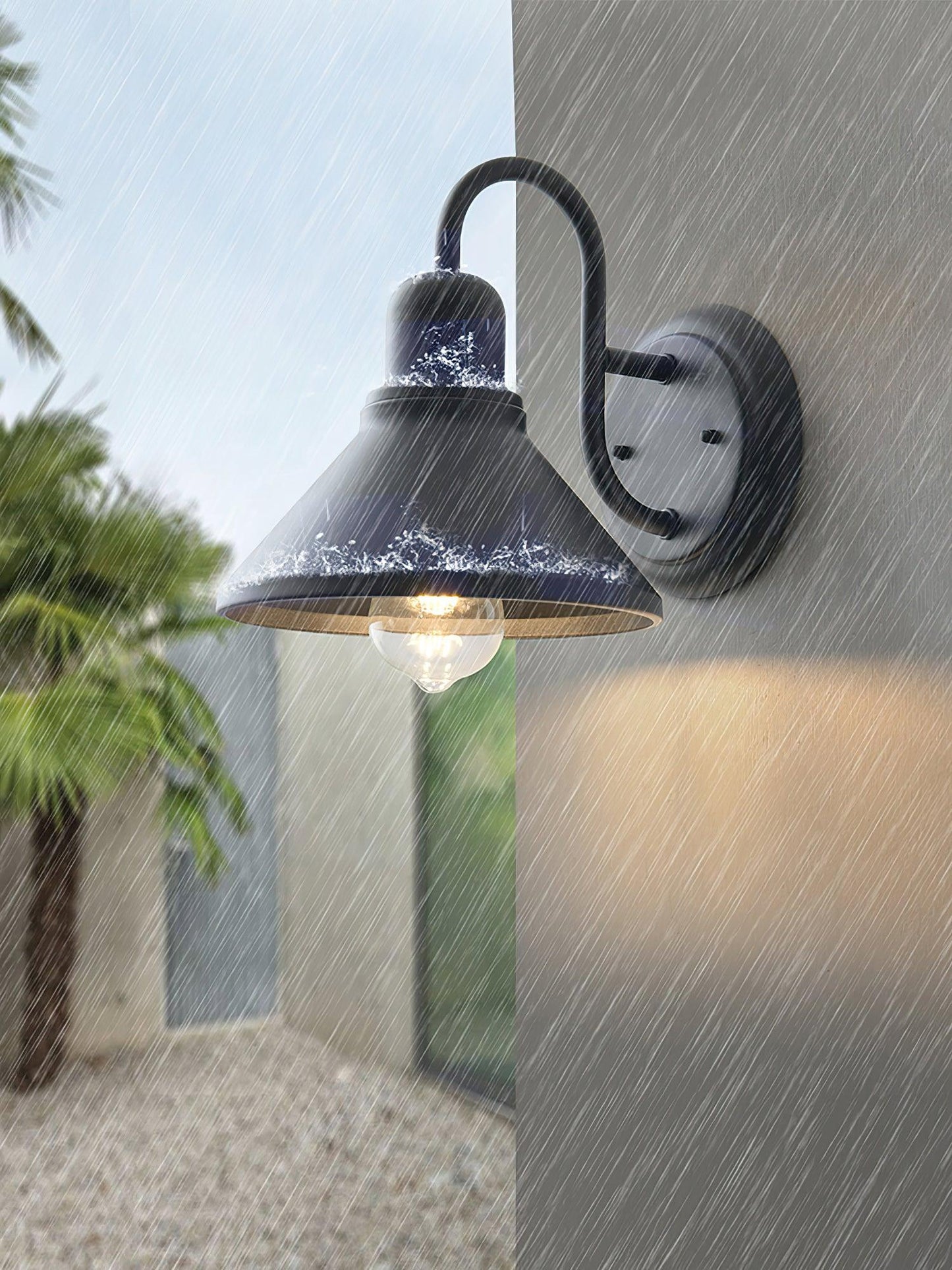 Fable Outdoor Wall Lamp LED Waterproof Rustic Sconce