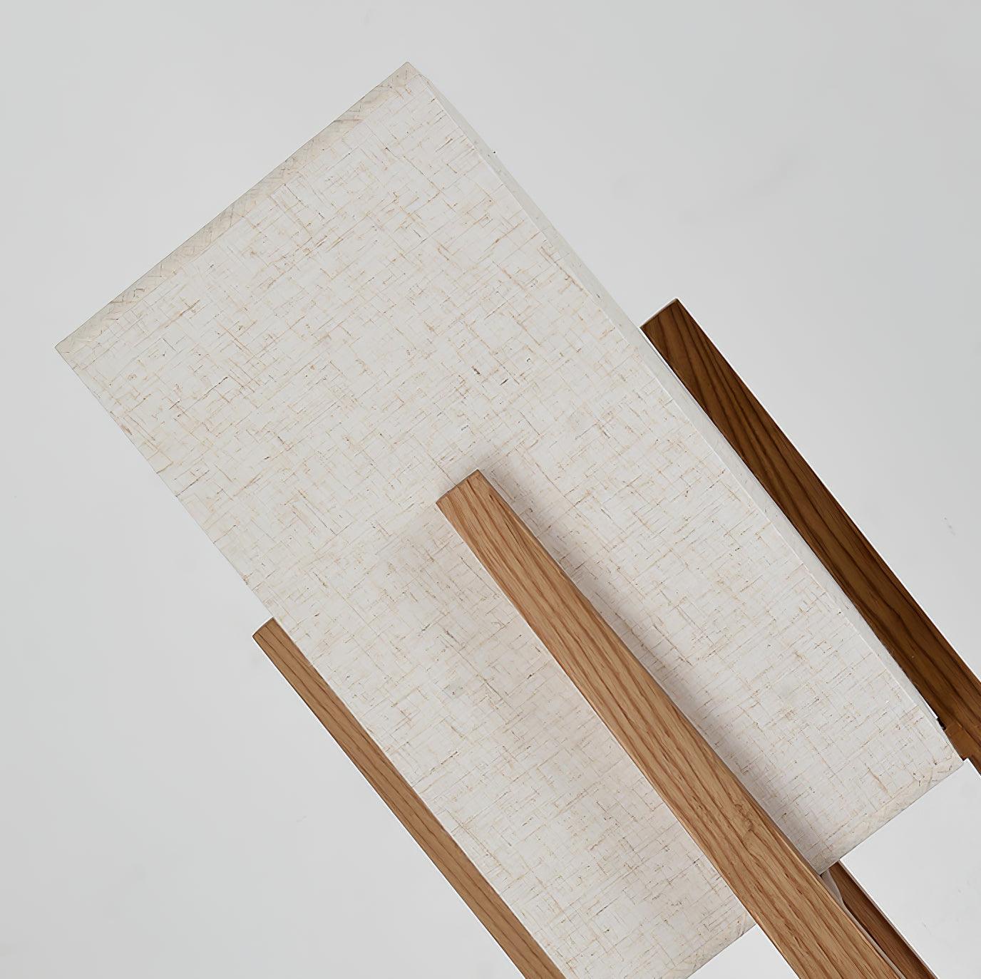 Fairbanks Floor Lamp - LED Ash Wood Design for Indoor Use