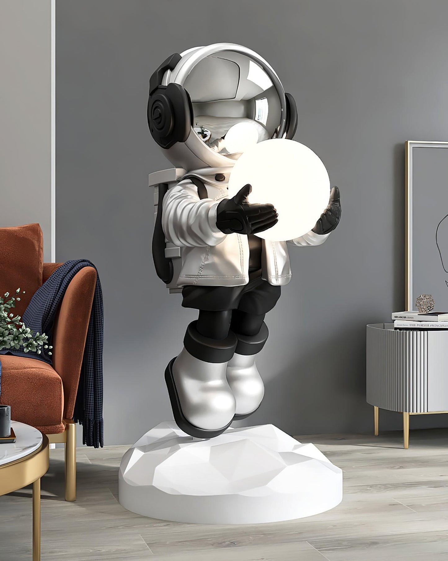 Fantasy Astronaut Floor Light with LED Color Changing