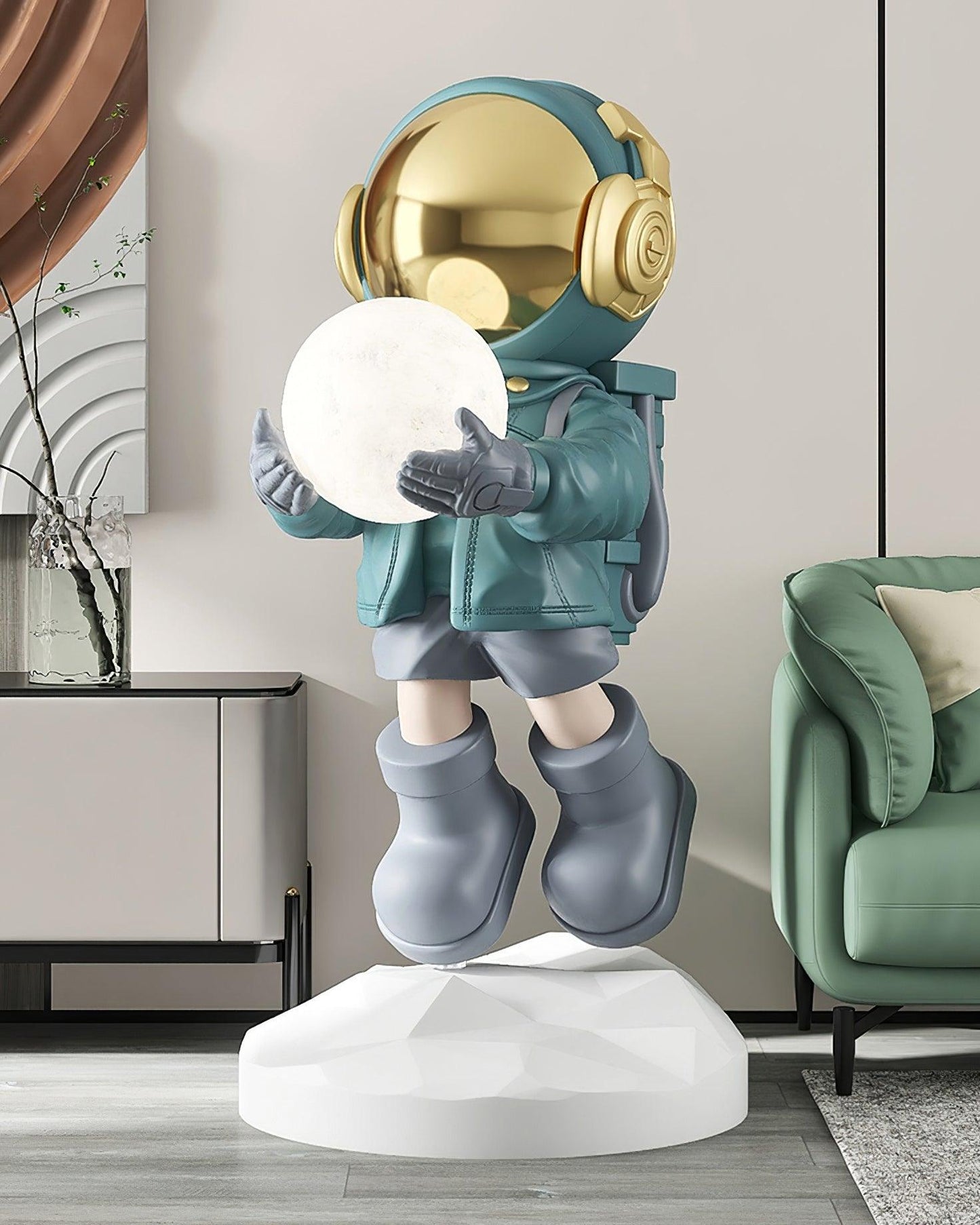 Fantasy Astronaut Floor Light with LED Color Changing