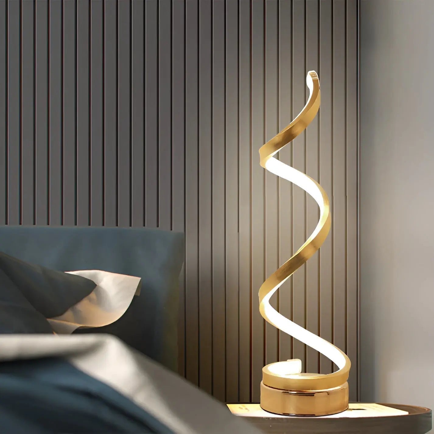 Spiral Glow LED Desk Lamp – Energy Efficient, Durable & Eye-Friendly Design