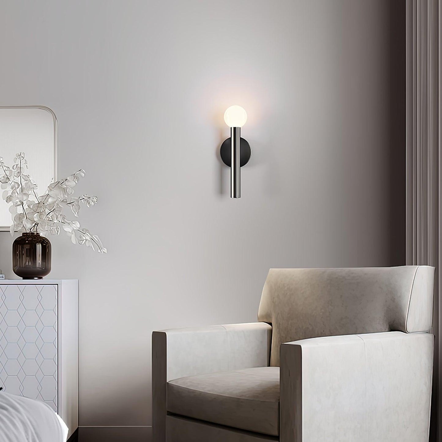 Fedde Wall Lamp LED Adjustable Bedside Light Set of 2