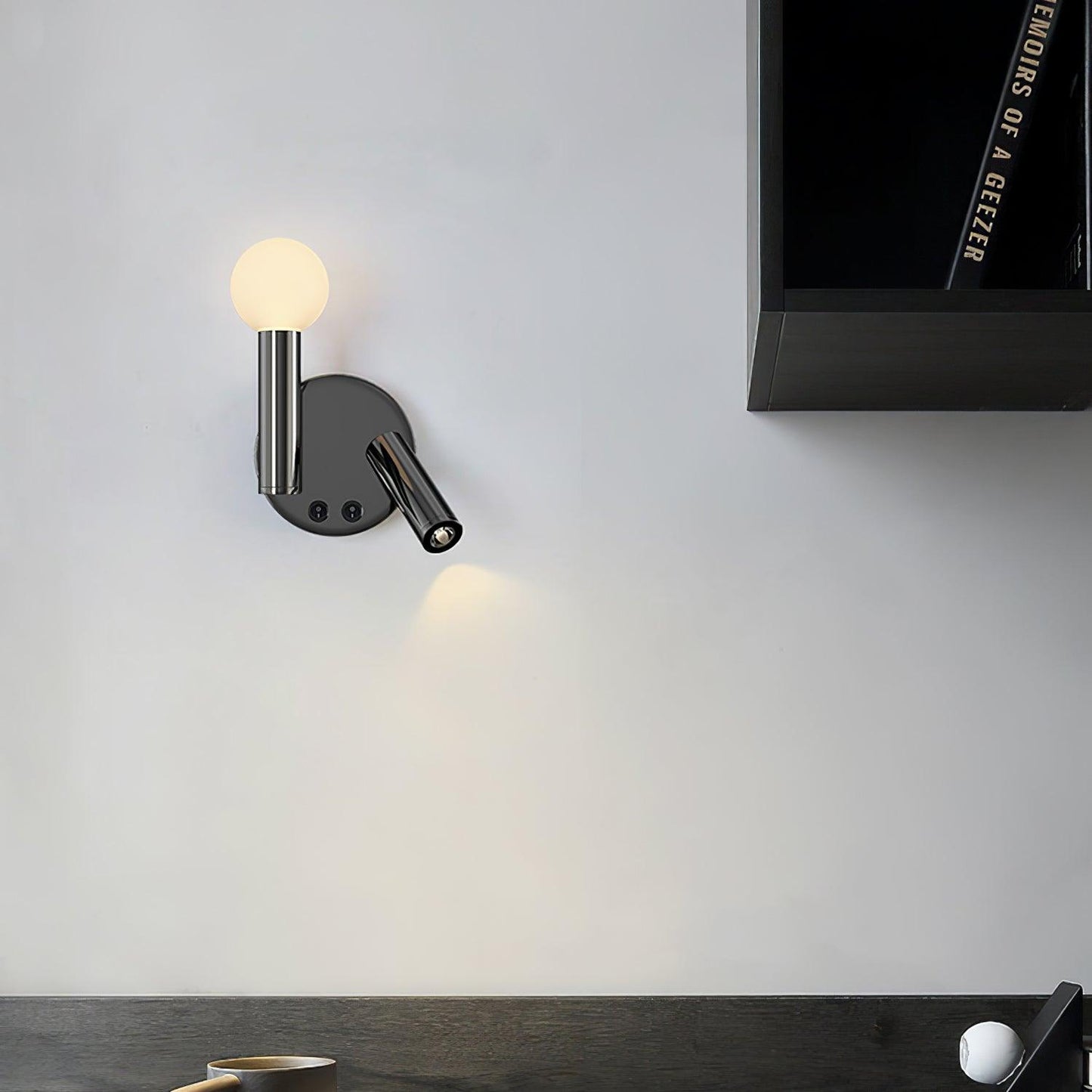 Fedde Wall Lamp LED Adjustable Bedside Light Set of 2