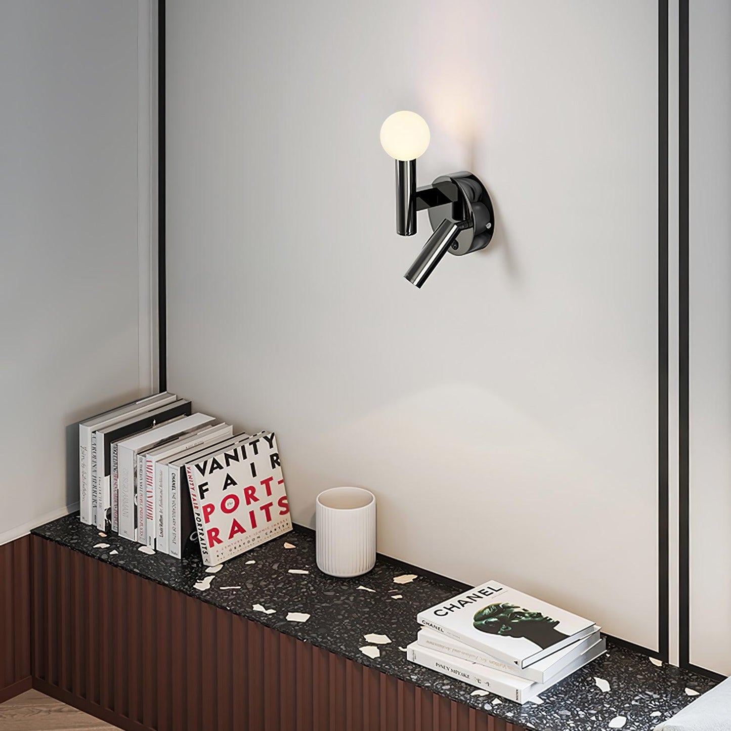 Fedde Wall Lamp LED Adjustable Bedside Light Set of 2