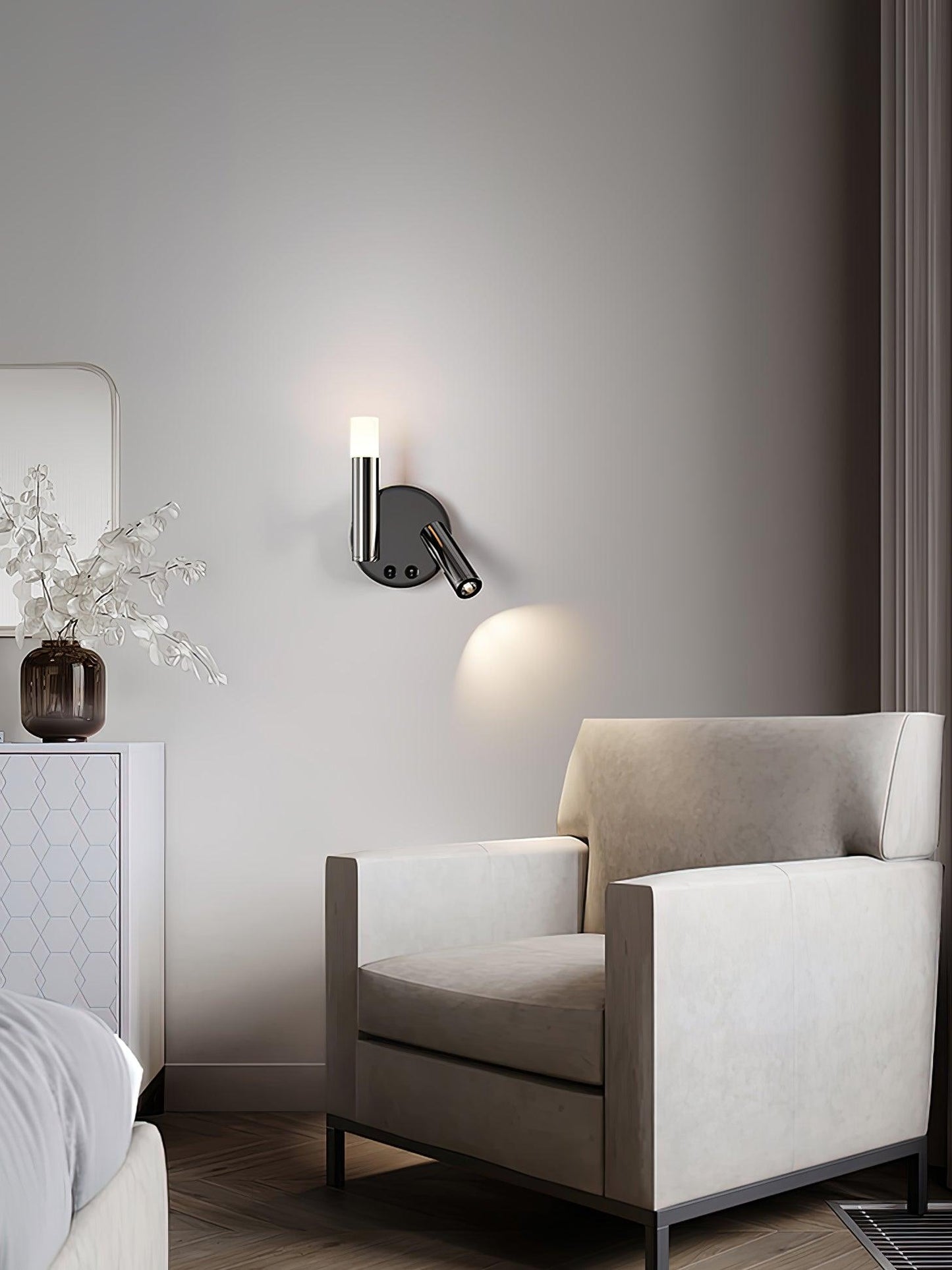 Fedde Wall Lamp LED Adjustable Bedside Light Set of 2