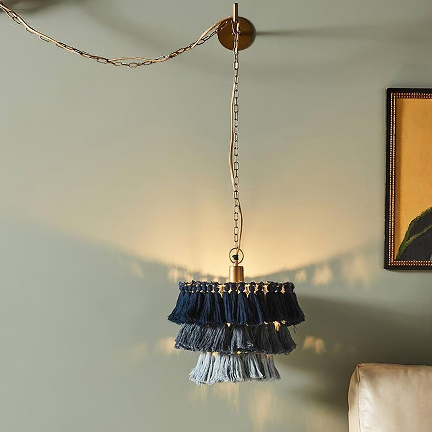 Fela Tassel Wall Lamp - Bohemian LED Indoor Lighting