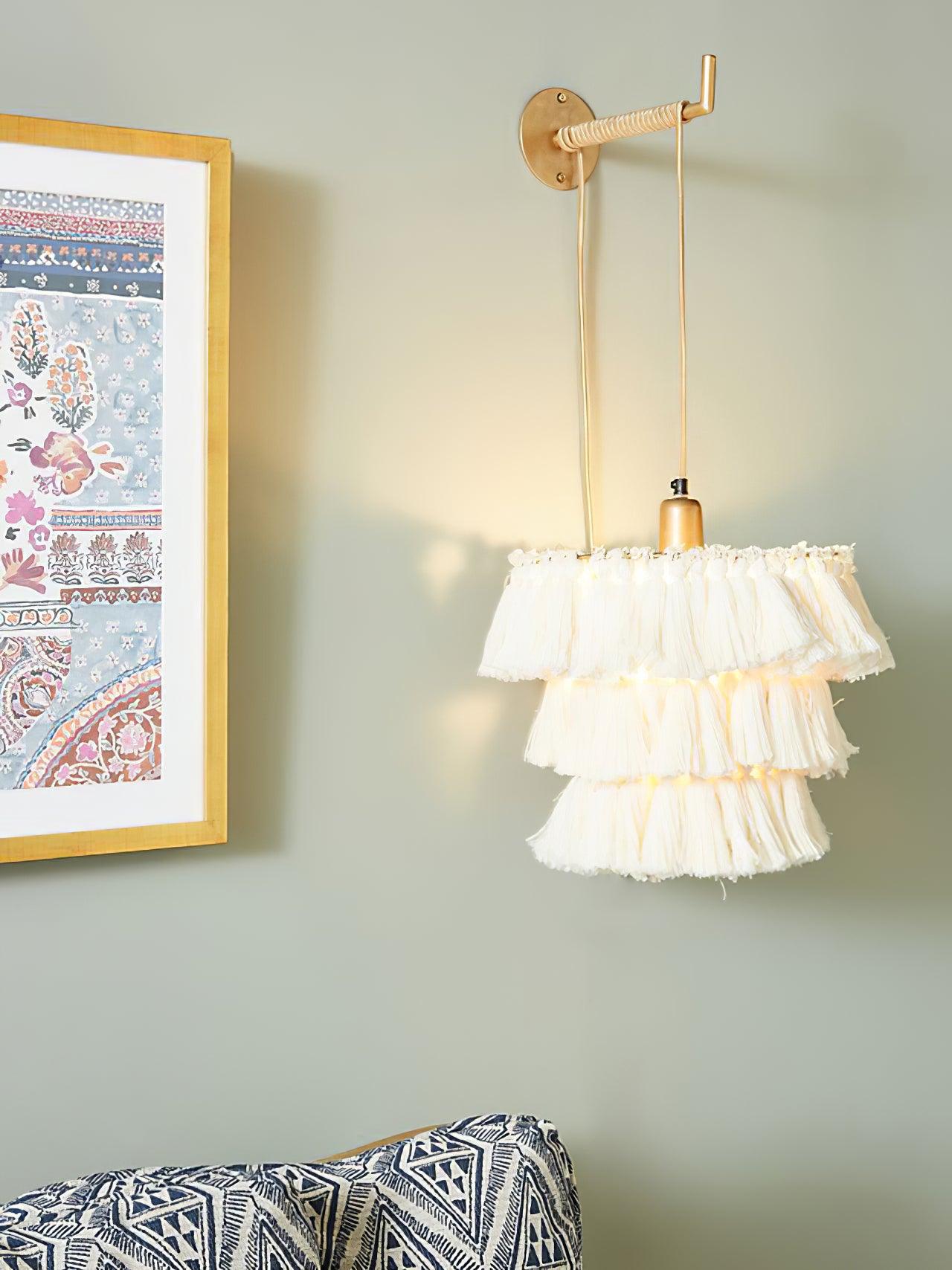 Fela Tassel Wall Lamp - Bohemian LED Indoor Lighting