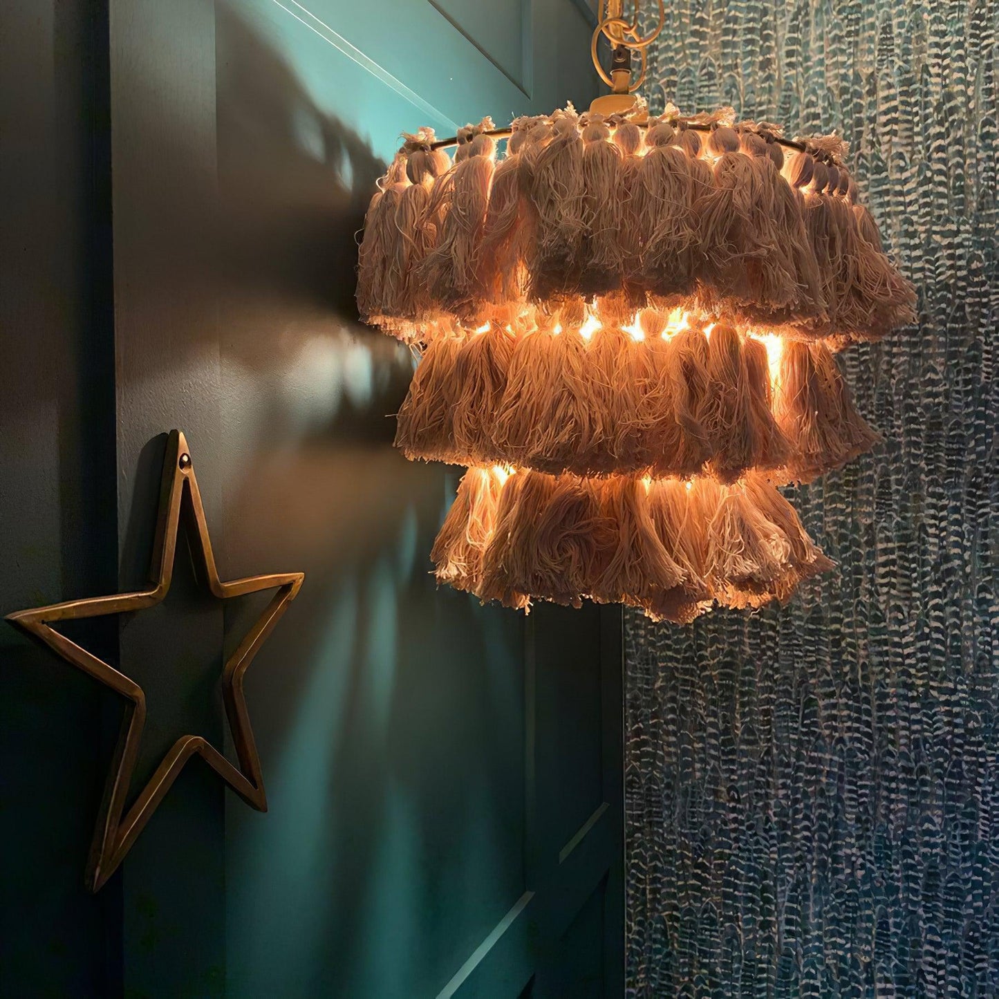 Fela Tassel Wall Lamp - Bohemian LED Indoor Lighting