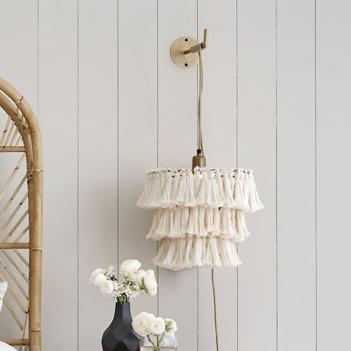 Fela Tassel Wall Lamp - Bohemian LED Indoor Lighting